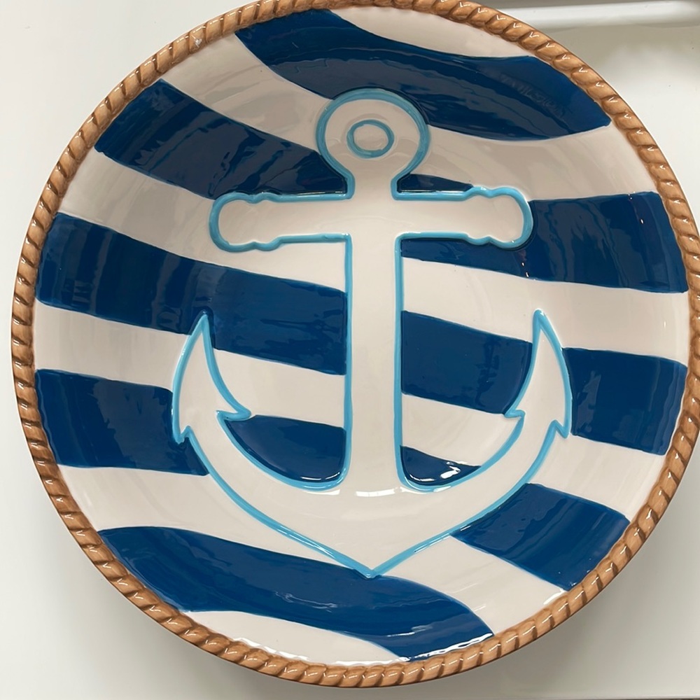 11” Nautical Bowl - NWOT